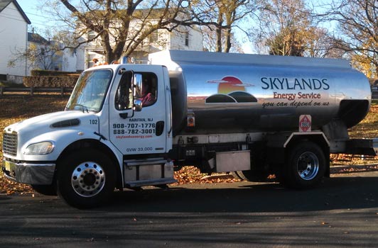 gasoline delivery truck