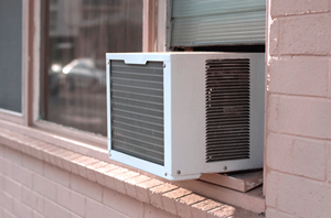 image of installation from window air conditioner to central AC system