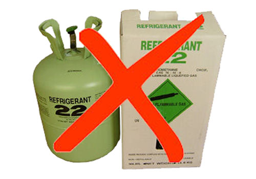 R-22 refrigerant banned