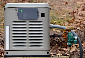 image of standby generator at a home in Edison NJ