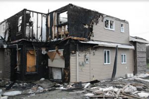 Raritan NJ Home After A Natural Gas Leak Explosion