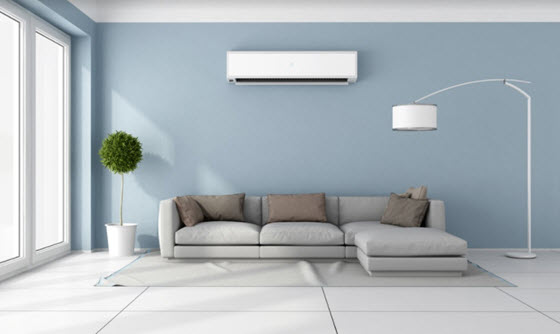 fujitsu ductless system in a home