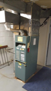 old gas furnace