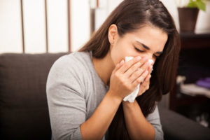 sneezing due to poor indoor air quality