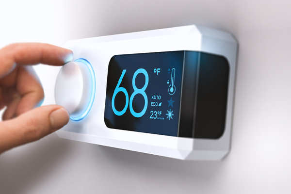 image of a programmable thermostat