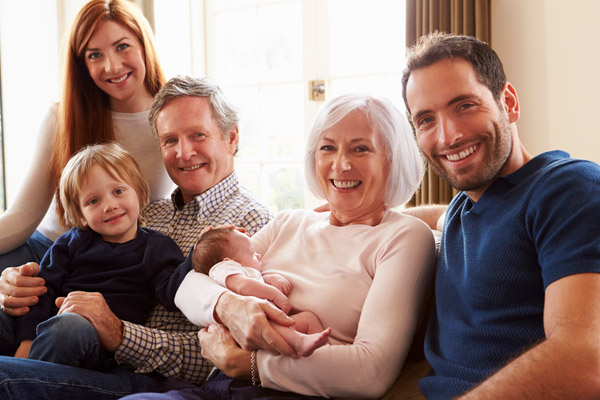 image of family enjoying holidays and using seasonal plumbing tips in winter