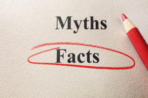 image of facts vs myths depicting home plumbing
