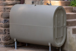image of a residential heating oil tank