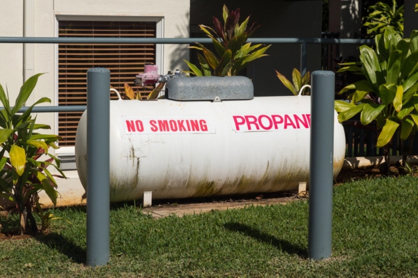 image of propane tank depicting Fuel Source for Your Backup Generator