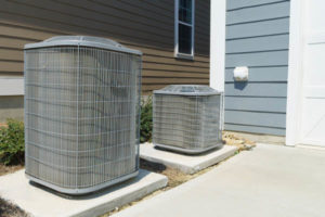 image of a central air conditioner compressor
