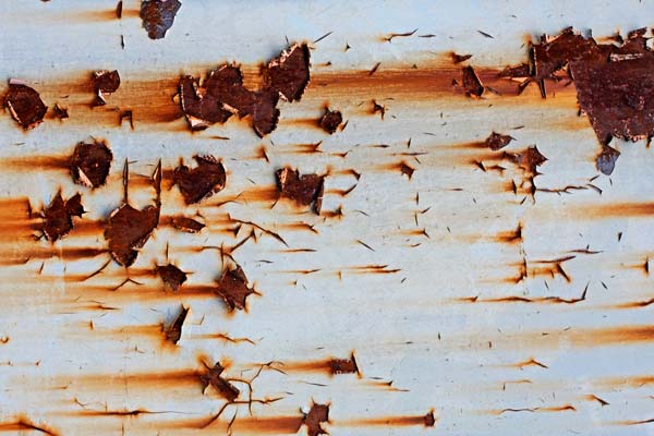 image of rust depicting inside of heating oil tank