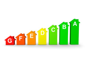 image of energy efficiency rating and efficient heating system