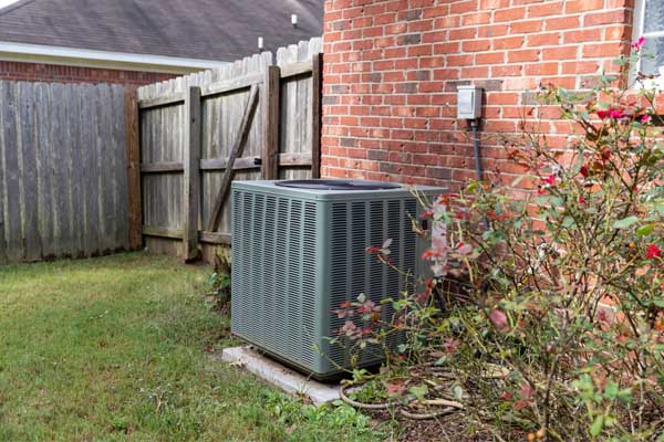 image of an outdoor air conditioning unit