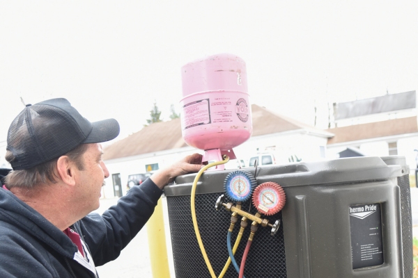 Skylands Energy Service AC refrigerant refill service