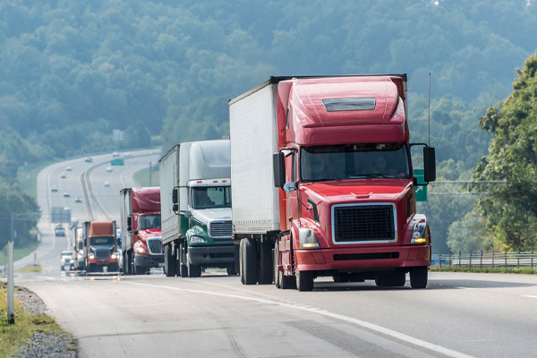 image of a big rig depicting on-road diesel