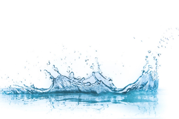image of a water splash depicting Water Leaks or Refrigerant Puddles