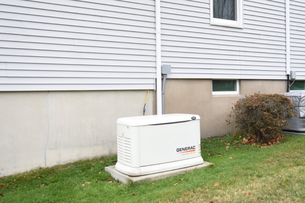 Generac backup power installed at home
