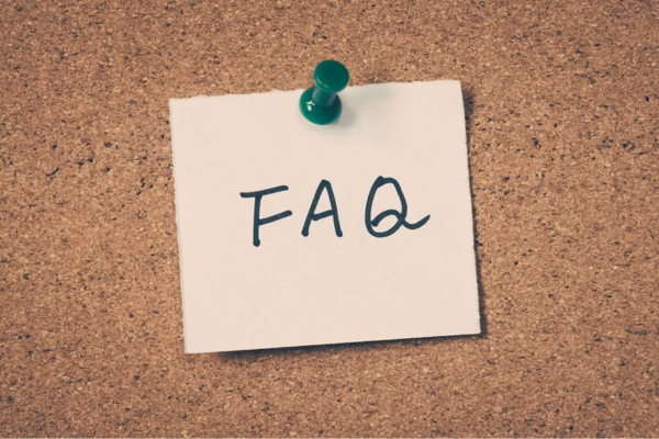FAQ on a sticky note pinned on a corkboard depicting questions about AC Not Keeping Up