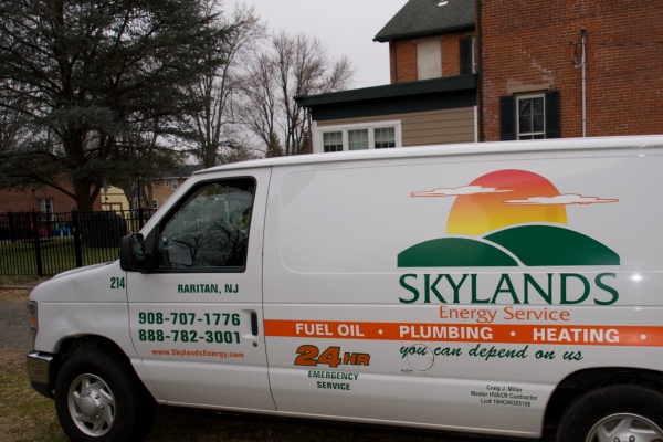 Skylands Energy Service van