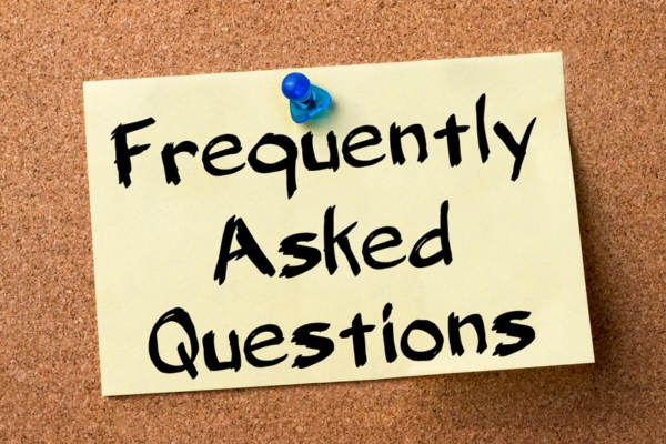 Frequently Asked Questions on a sticky note depicting FAQs about storm preparedness