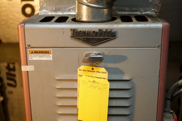 image of an oil furnace