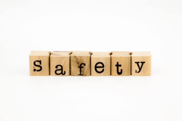 safety word spelled using wooden letter cubes depicting Backup Generator