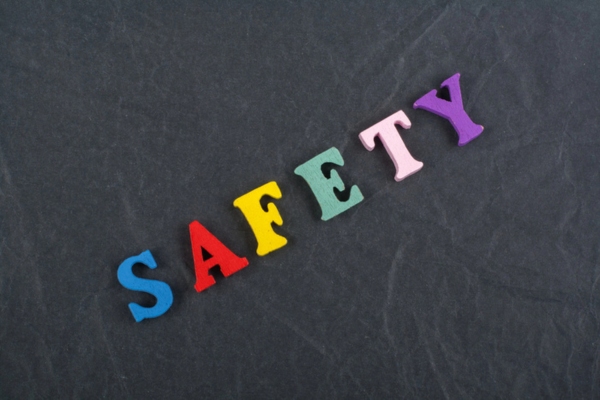 SAFETY spelled using colored 3D letters depicting Guidelines for Standby Generators