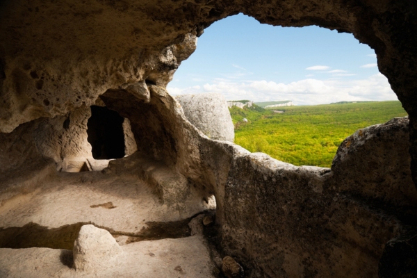 cave dwellings depicting Ancient Approaches to Staying Warm