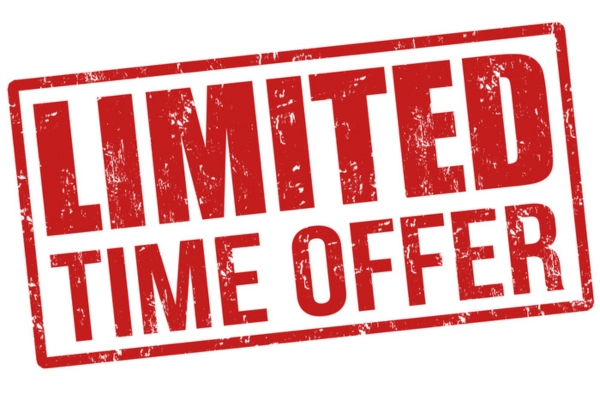 limited time offer red stamp