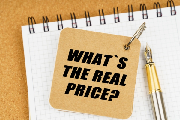 what's the real price note on a metal ring chain