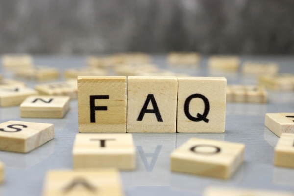 FAQ spelled using wooden letter chips depicting Heating Oil Tank Corrosion questions